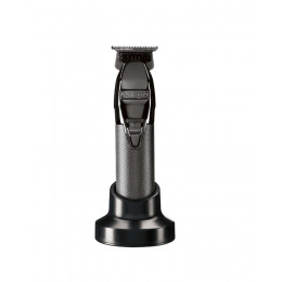 Профессиональный триммер для стрижки BaByliss PRO Skeleton FX Gunsteel с подставка для зарядки, серебристый