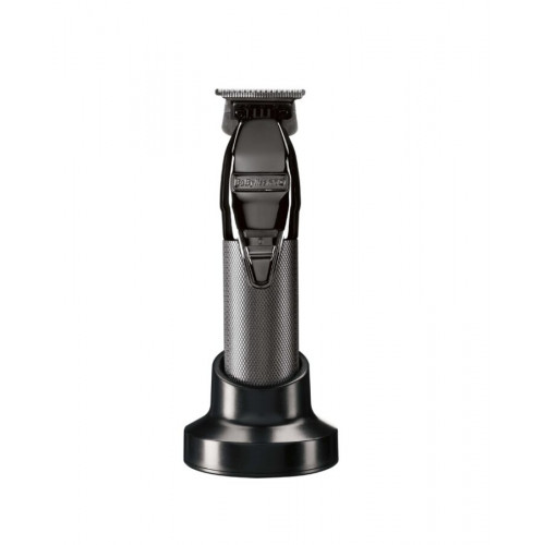 Профессиональный триммер для стрижки BaByliss PRO Skeleton FX Gunsteel с подставка для зарядки, серебристый