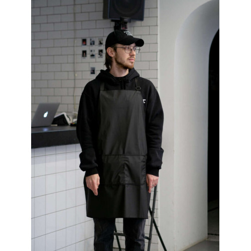 Полиуретановый парикмахерский фартук REBEL BARBER Matte Black