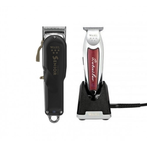 Wahl Fade Master Cordless-4 машинка для стрижки Senior + триммер Detailer Li