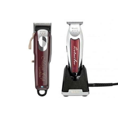 Wahl Fade Master Cordless-1 машинка для стрижки Magic clip + триммер Detailer Li