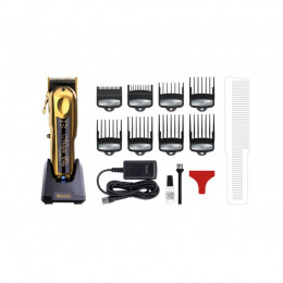 Машинка для стрижки Wahl Magic Clip Cordless 5 Star Gold (с подставкой для зарядки), золотая