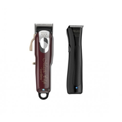 Wahl Fade Master Cordless-2: машинка для стрижки Magic Cordless и триммер Beret Stealth
