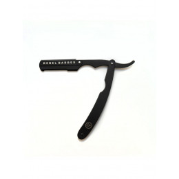 Опасная бритва с защитой и сменным лезвием REBEL BARBER Protector Black