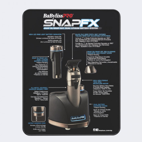 Триммер для окантовки Babyliss PRO SnapFX, FX797E
